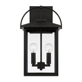 Capital Lighting 948021BK Bryson 2 Light Outdoor Wall Lantern Black