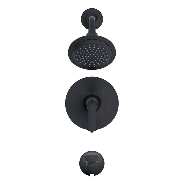 Gerber D502034TC Chrome Lemora Tub & Shower Trim Kit, Diverter On Valve, 2.0GPM