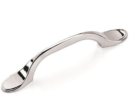 Amerock Cabinet Pull Polished Chrome 3 inch (76 mm) Center-to-Center Ravino 1 Pack Drawer Pull Drawer Handle Cabinet Hardware