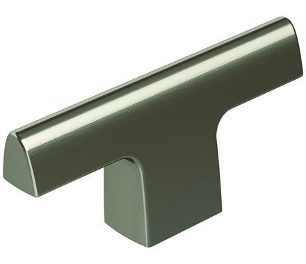 Amerock Cabinet Knob Graphite 2-1/2 inch (64 mm) Length Riva 1 Pack Drawer Knob Cabinet Hardware
