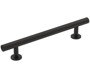 Amerock Cabinet Pull Matte Black 5-1/16 inch (128 mm) Center-to-Center Radius 1 Pack Drawer Pull Cabinet Handle Cabinet Hardware