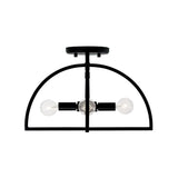 Capital Lighting 248841MB Lawson 4 Light Dual Mount Semi-Flush/Pendant Matte Black