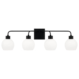 Capital Lighting 120041MB-540 Tanner 4 Light Vanity Matte Black