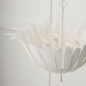Capital Lighting 349541XW Eden 4 Light Pendant Textured White