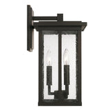 Capital Lighting 943832OZ Barrett 3 Light Outdoor Wall Lantern Oiled Bronze