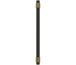 Amerock Cabinet Pull Matte Black/Champagne Bronze 6-5/16 inch (160 mm) Center-to-Center Mergence 1 Pack Drawer Pull Cabinet Handle Cabinet Hardware