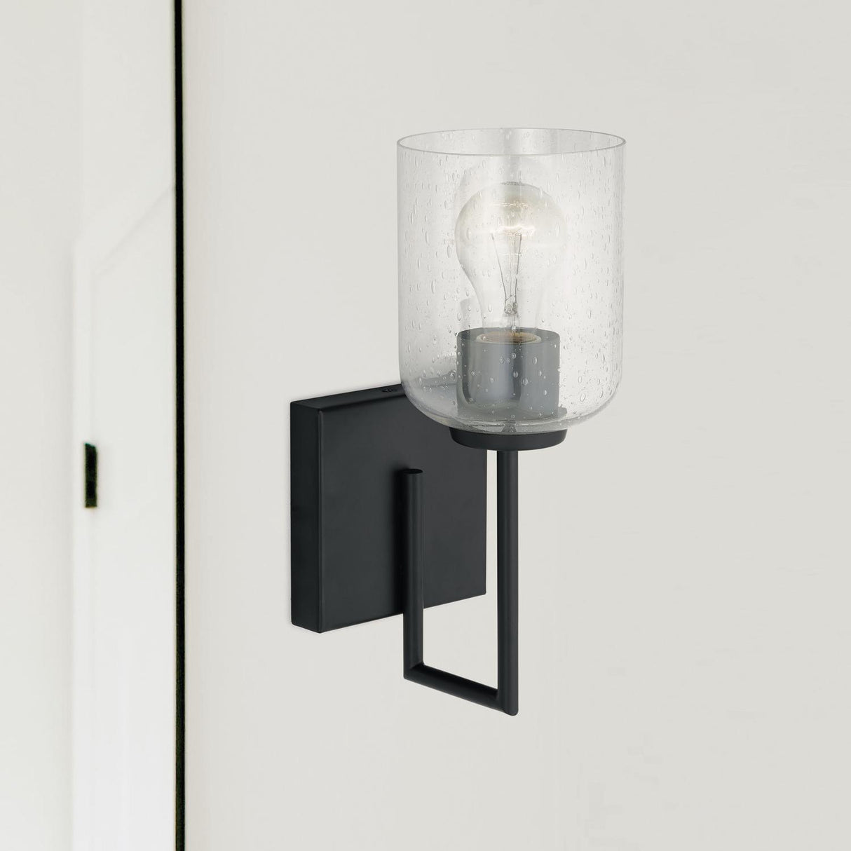 Capital Lighting 639311MB-500 Carter 1 Light Sconce Matte Black