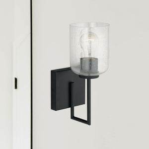 Capital Lighting 639311MB-500 Carter 1 Light Sconce Matte Black