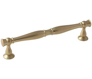 Amerock Cabinet Pull Golden Champagne 6-5/16 inch (160 mm) Center to Center Crawford 1 Pack Drawer Pull Drawer Handle Cabinet Hardware