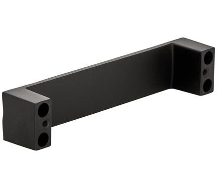 Amerock Cabinet Pull Matte Black 5-1/16 inch (128 mm) Center to Center Calathea 1 Pack Drawer Pull Drawer Handle Cabinet Hardware