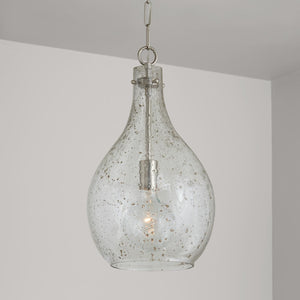 Capital Lighting 333813BN-472 Rabun 1 Light Pendant Brushed Nickel