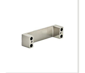 Amerock Cabinet Pull Satin Nickel 3-3/4 inch (96 mm) Center to Center Calathea 1 Pack Drawer Pull Drawer Handle Cabinet Hardware