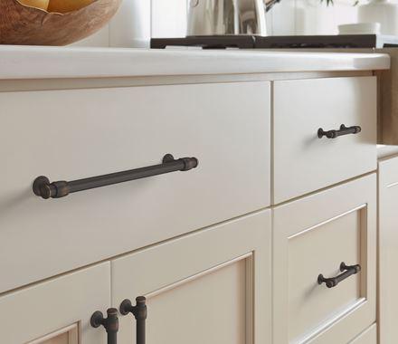 Amerock Cabinet Pull Oil Rubbed Bronze 5-1/16 inch (128 mm) Center-to-Center Winsome 1 Pack Drawer Pull Cabinet Handle Cabinet Hardware
