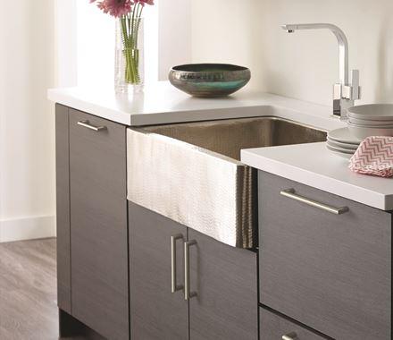 Amerock Cabinet Pull Satin Nickel 5-1/16 inch (128 mm) Center-to-Center Revolve 1 Pack Drawer Pull Cabinet Handle Cabinet Hardware