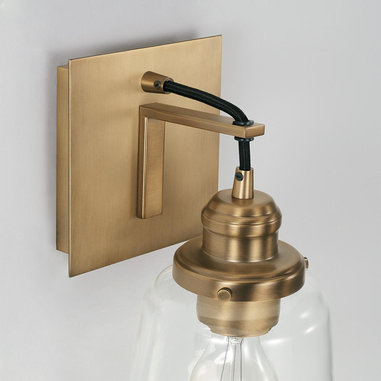 Capital Lighting 3711AD-135 Fallon 1 Light Sconce Aged Brass