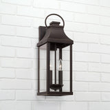 Capital Lighting 946421OZ Bradford 2 Light Outdoor Wall Lantern Oiled Bronze