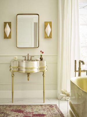 Thompson Traders Quintana Vanity Quintana KCV32 Satin Brass and Burnished Nickel
(Smooth)