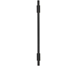 Amerock Cabinet Pull Matte Black/Matte Black 7-9/16 inch (192 mm) Center to Center Urbanite 1 Pack Drawer Pull Drawer Handle Cabinet Hardware