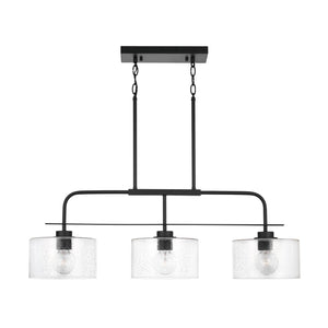 Capital Lighting 838435MB Jake 3 Light Island Matte Black