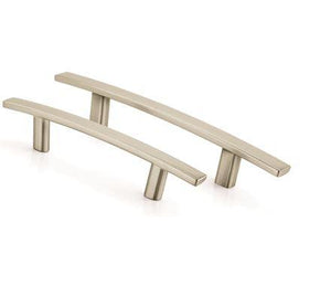 Amerock Cabinet Pull Satin Nickel 3-3/4 inch (96 mm) Center to Center Cyprus 1 Pack Drawer Pull Drawer Handle Cabinet Hardware