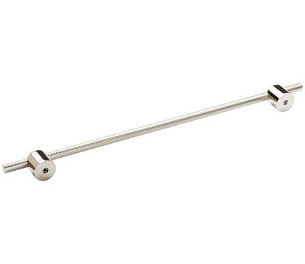 Amerock Cabinet Pull Polished Nickel 12-5/8 inch (320 mm) Center to Center Transcendent 1 Pack Drawer Pull Drawer Handle Cabinet Hardware