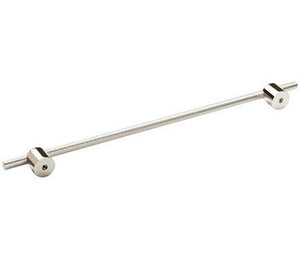 Amerock Cabinet Pull Polished Nickel 12-5/8 inch (320 mm) Center to Center Transcendent 1 Pack Drawer Pull Drawer Handle Cabinet Hardware