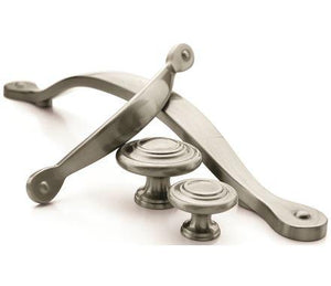 Amerock Cabinet Pull Satin Nickel 5-1/16 inch (128 mm) Center to Center Inspirations 1 Pack Drawer Pull Drawer Handle Cabinet Hardware