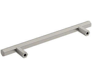 Amerock Cabinet Pull Satin Nickel 5-1/16 inch (128 mm) Center-to-Center Caliber 1 Pack Drawer Pull Cabinet Handle Cabinet Hardware