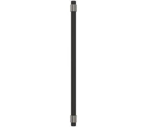 Amerock Cabinet Pull Matte Black/Satin Nickel 8-13/16 inch (224 mm) Center-to-Center Mergence 1 Pack Drawer Pull Cabinet Handle Cabinet Hardware