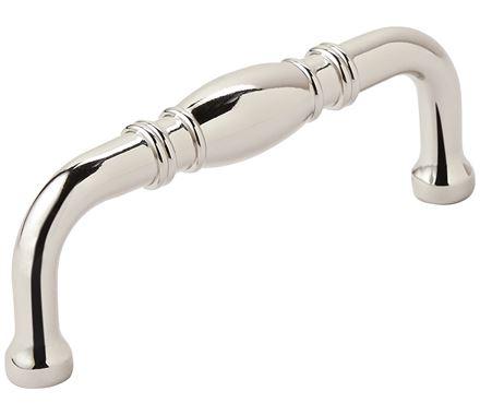 Amerock Cabinet Pull Polished Nickel 3 inch (76 mm) Center to Center Granby 1 Pack Drawer Pull Drawer Handle Cabinet Hardware