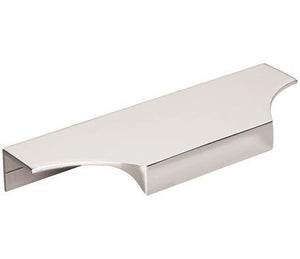 Amerock Cabinet Edge Pull Polished Chrome 4-9/16 inch (116 mm) Center to Center Extent 1 Pack Drawer Pull Drawer Handle Cabinet Hardware