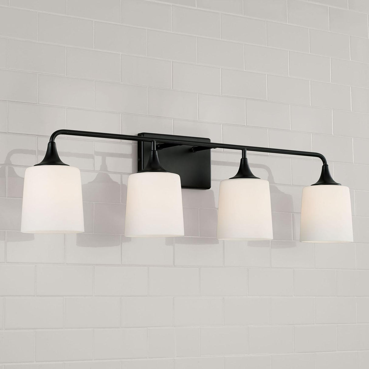 Capital Lighting 148941MB-541 Presley 4 Light Vanity Matte Black