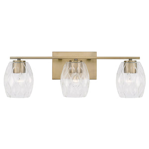 Capital Lighting 145331AD-525 Lucas 3 Light Vanity Aged Brass
