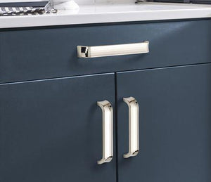 Amerock Cabinet Pull Polished Nickel 7-9/16 inch (192 mm) Center to Center Concentric 1 Pack Drawer Pull Drawer Handle Cabinet Hardware