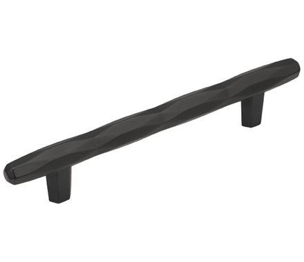Amerock Cabinet Pull Black Bronze 5-1/16 inch (128 mm) Center to Center St. Vincent 1 Pack Drawer Pull Drawer Handle Cabinet Hardware
