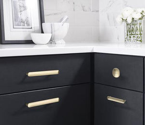 Amerock Cabinet Pull Golden Champagne 6-5/16 inch (160 mm) Center to Center Concentric 1 Pack Drawer Pull Drawer Handle Cabinet Hardware