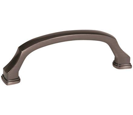 Amerock Cabinet Pull Gunmetal 3-3/4 inch (96 mm) Center to Center Revitalize 1 Pack Drawer Pull Drawer Handle Cabinet Hardware