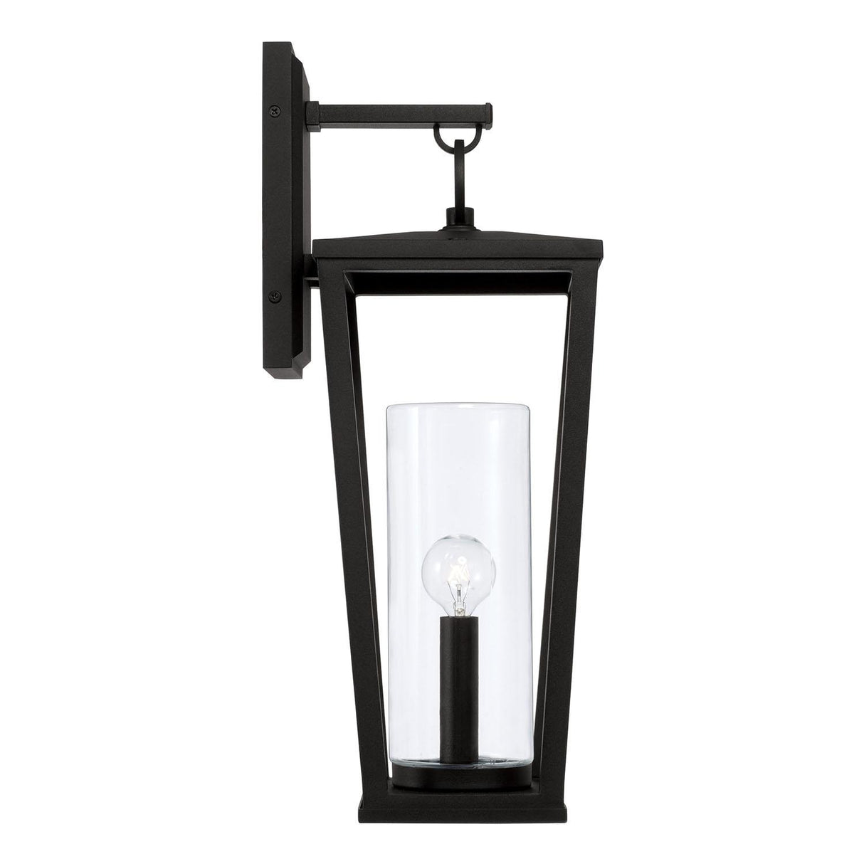 Capital Lighting 948112BK Elliott 1 Light Outdoor Wall Lantern Black