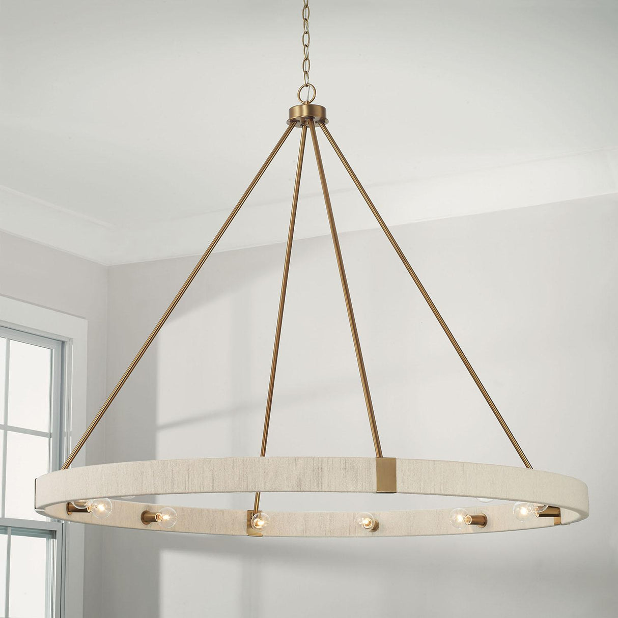 Capital Lighting 449801MA Delaney 12 Light Chandelier Matte Brass