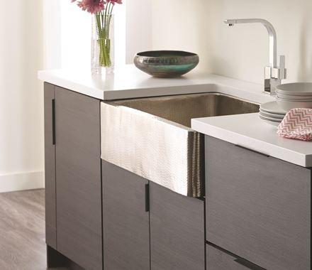 Amerock Cabinet Pull Matte Black 3-3/4 inch (96 mm) Center to Center Edge Pull 1 Pack Drawer Pull Drawer Handle Cabinet Hardware