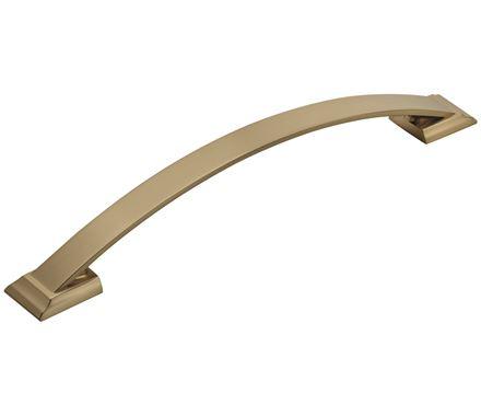 Amerock Appliance Pull Golden Champagne 8 inch (203 mm) Center to Center Candler 1 Pack Drawer Pull Drawer Handle Cabinet Hardware