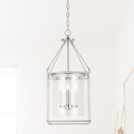 Capital Lighting 532843BN Cooper 4 Light Pendant Brushed Nickel
