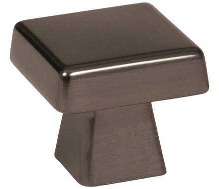 Amerock Cabinet Knob Gunmetal 1-3/16 inch (30 mm) Length Blackrock 1 Pack Drawer Knob Cabinet Hardware