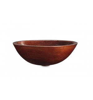 Thompson Traders Hammered Prana Black Copper Bath Sink Altamira PBC Aged Copper (Showroom Display for Sale)