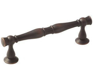 Amerock Cabinet Pull Oil Rubbed Bronze 3-3/4 inch (96 mm) Center to Center Crawford 1 Pack Drawer Pull Drawer Handle Cabinet Hardware