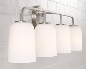 Capital Lighting 148841BN-542 Lawson 4 Light Vanity Brushed Nickel