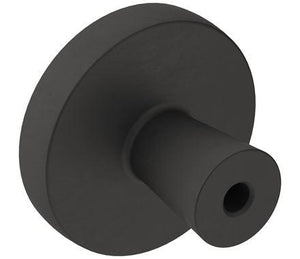 Amerock Cabinet Knob Matte Black 1-3/8 inch (35 mm) Diameter Destine 1 Pack Drawer Knob Cabinet Hardware