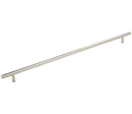 Amerock Cabinet Pull Polished Nickel 18-7/8 inch (480 mm) Center to Center Bar Pulls 1 Pack Drawer Pull Drawer Handle Cabinet Hardware