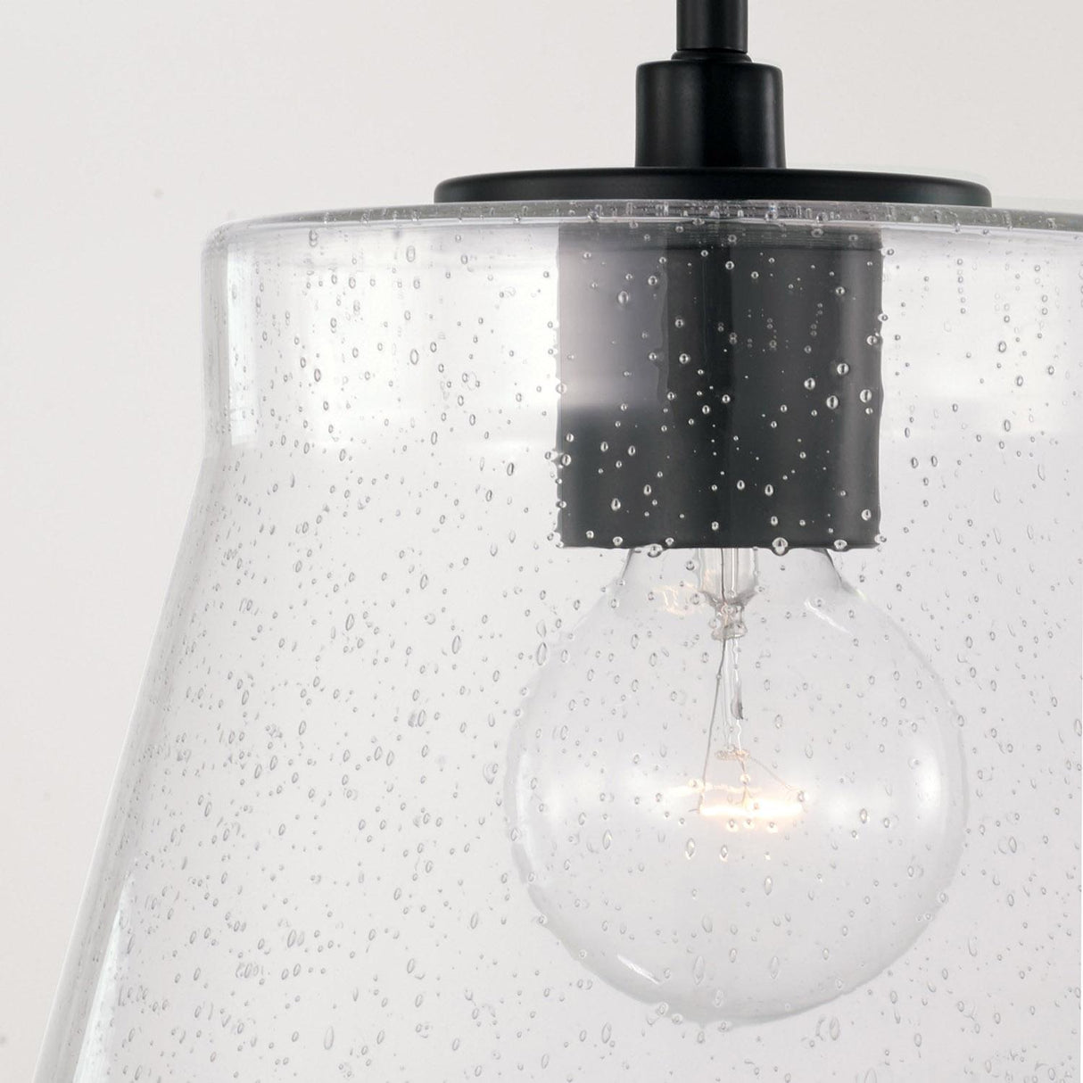 Capital Lighting 346912MB Baker 1 Light Pendant Matte Black