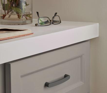 Amerock Cabinet Pull Matte Black 3-3/4 inch (96 mm) Center-to-Center Rift 1 Pack Drawer Pull Cabinet Handle Cabinet Hardware